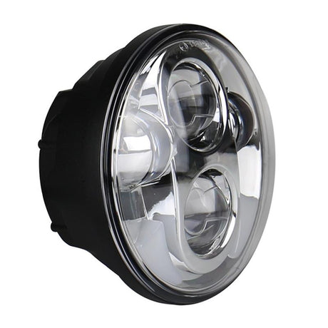 5.75 Inch Dc12V 6000K - 6500K 40W Car Led Headlight For Harley Silver