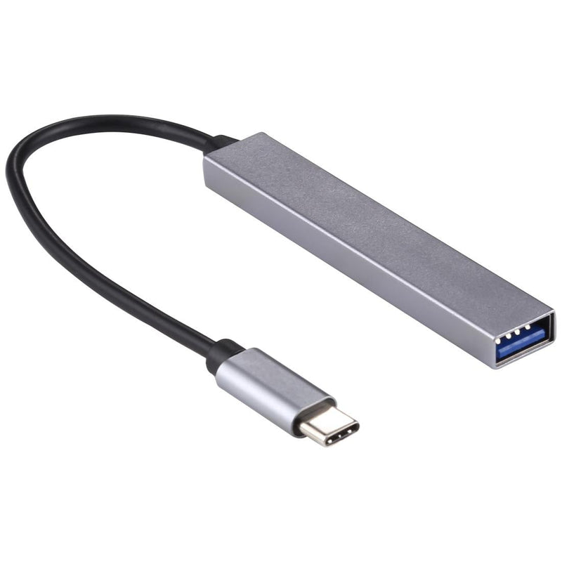 4-Port Usb-C Hub Adapter With Usb 3.0 - Silver