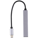 4-Port Usb-C Hub Adapter With Usb 3.0 - Silver