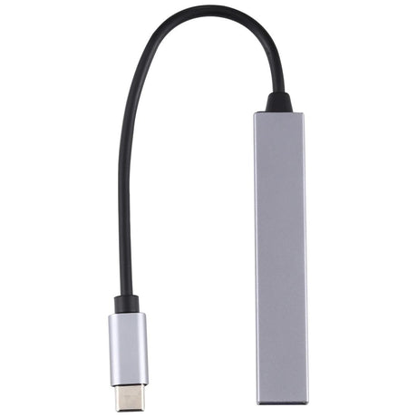 4-Port Usb-C Hub Adapter With Usb 3.0 - Silver