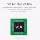 7-Port Aluminum Usb 3.0 Hub For Laptops - Silver