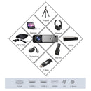 1080P Mini Theater Projector - 2000 Lumens Phone Version - Silver