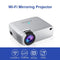 Portable Home Theater Projector - 1600 Lumens Hd Silver