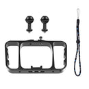 Aluminum Dual Handheld Diving Light Arm Mount For Action Cameras