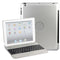 Aluminum Bluetooth Keyboard Tablet Case For Ipad 4 / 3 / 2 - Silver