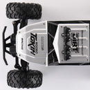 37cm Remote Control Bigfoot Climbing Car - 1 12 Alloy 4wd Cross-country Toy - Silver