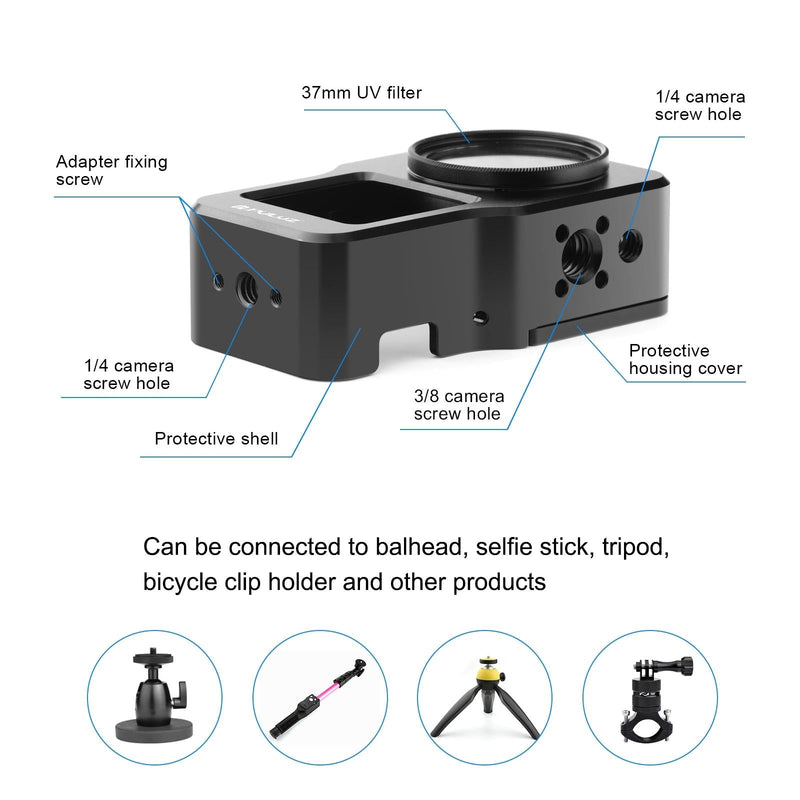 Aluminum Cage For Dji Action 2 - Cnc Alloy