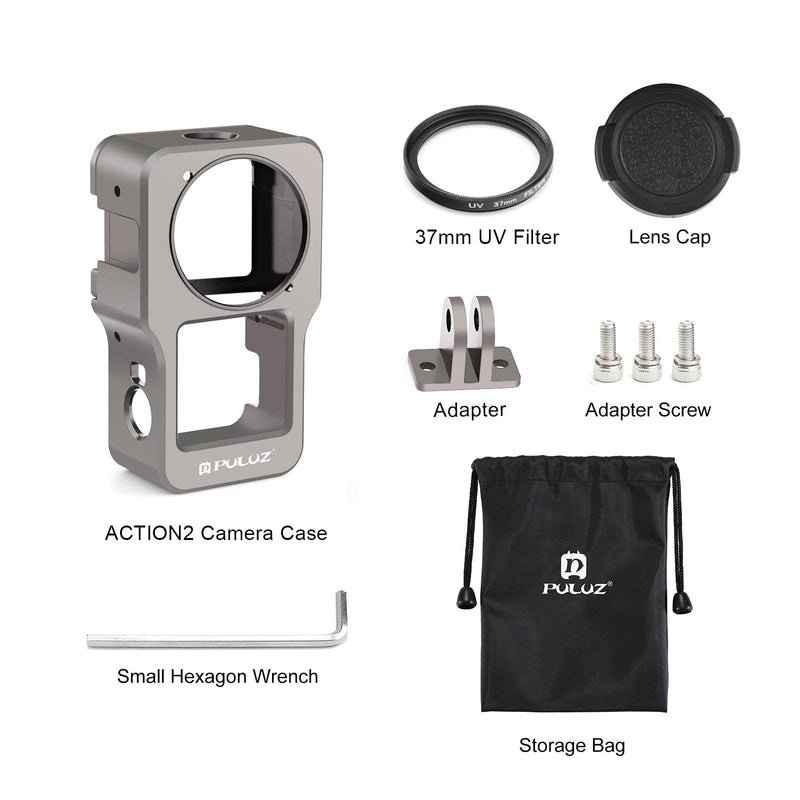 Aluminum Cage For Dji Action 2 - Cnc Alloy