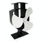 High-temp Metal Heat-powered Stove Fan - 3 Blades - Bronze