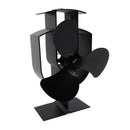 High-temp Metal Heat-powered Stove Fan - 3 Blades - Bronze