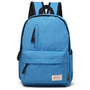 Multi-Function Canvas Laptop Backpack - Fits 15.6 Macbook Samsung Sony Dell Alienware Chuwi Asus Hp - 42X29X13Cm - Baby Blue
