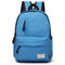 Multi-Function Canvas Laptop Backpack - Fits 15.6 Macbook Samsung Sony Dell Alienware Chuwi Asus Hp - 42X29X13Cm - Baby Blue