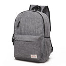 Multi-Function Canvas Laptop Backpack - Fits 15.6 Macbook Samsung Sony Dell Alienware Chuwi Asus Hp - 42X29X13Cm - Baby Blue
