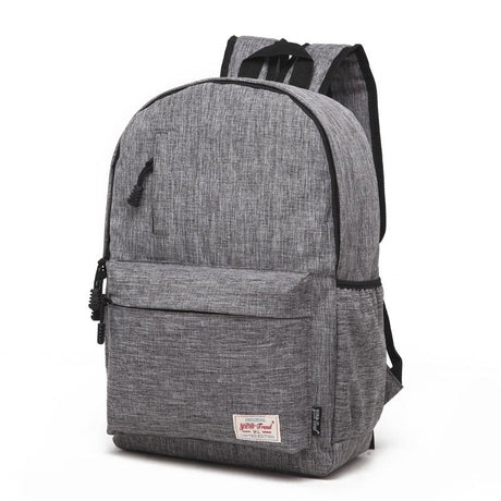 Multi-Function Canvas Laptop Backpack - Fits 15.6 Macbook Samsung Sony Dell Alienware Chuwi Asus Hp - 42X29X13Cm - Baby Blue