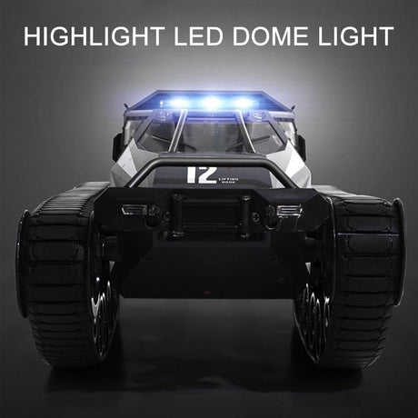 2.4g Rc Tracked Tank Off-road Vehicle Toy 1 12 Scale - White