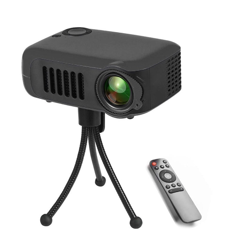 Portable 800 Lumen Home Theater Projector - 1080P Support - White