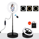 10.2 Dual-Colour Led Ring Light With Usb Bluetooth Remote And Phone Holder