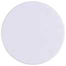 10W Plaid Pattern Round Wireless Charger - White