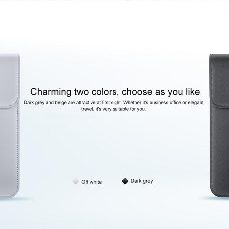 13 Inch Leather Laptop Protective Bag for Matebook x - White