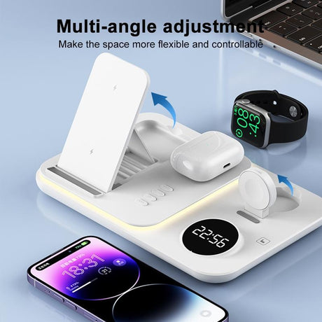 30W Wireless Charger Multifunctional - White