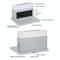 6 In 1 Wireless Charger N65 Multifunction - White