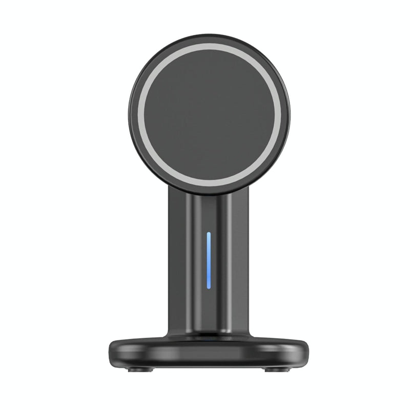 3 In 1 Magnetic Wireless Charger Stand 15W - White