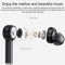 Wireless Bluetooth 5.0 Earphone with Digital Display and Noise Reduction - White
