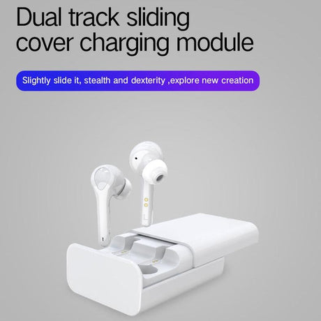 Wireless 3d Stereo Earphones with Bluetooth 5.0 - White