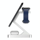 15W 3 In 1 Magnetic Wireless Charger For Iphone Watch Airpods - White