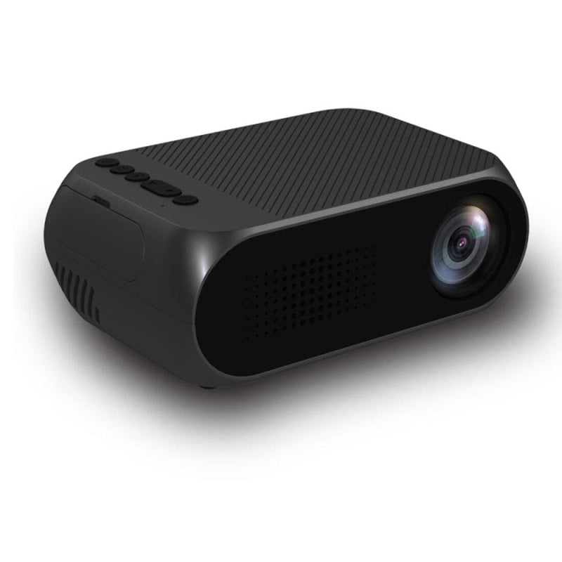 Mini Led Projector For Home Theater - Supports Hdmi Av Sd Usb - 320X240 Resolution - White