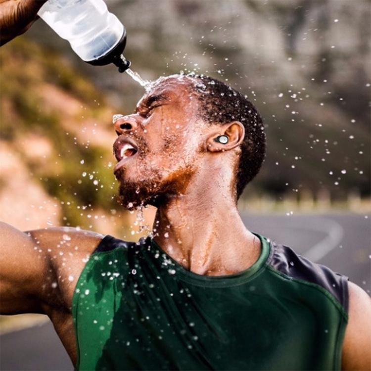 Wireless Bluetooth 5.0 Earphones - Binaural Stereo Automatic Pairing - White