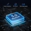 Wireless Bluetooth 5.0 Earphones - Binaural Stereo Automatic Pairing - White