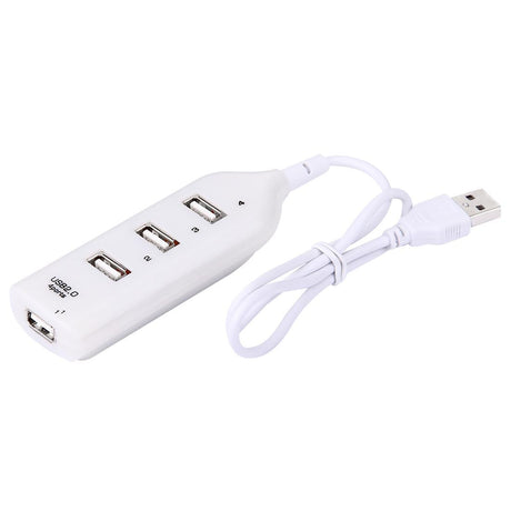 4-Port Usb 2.0 Hub 30Cm Cable Length - White
