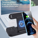 6 In 1 Foldable Vertical Wireless Charger - White
