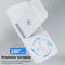 6 In 1 Foldable Vertical Wireless Charger - White