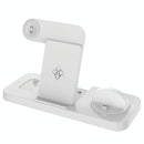 6 In 1 Foldable Vertical Wireless Charger - White