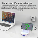 15W Magnetic Wireless Charger Stand For Sofa Phone - White