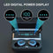 Intelligent Noise Cancelling Bluetooth Earphones with Touch Control and Charging Box - White
