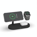 15W 5 In 1 Magnetic Wireless Charger For Iphone 12 & Apple Watch & Airpods - White