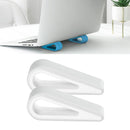 Adjustable Notebook Stand For Improved Cooling And Comfort - White