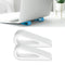 Adjustable Notebook Stand For Improved Cooling And Comfort - White