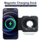 Foldable Dual Wireless Charger For Phones Iwatch Airpods - White