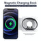 Foldable Dual Wireless Charger For Phones Iwatch Airpods - White