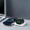 Foldable Dual Wireless Charger For Phones Iwatch Airpods - White
