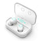 Wireless Stereo Bluetooth Headset with Charging Case and Digital Display - M7 Tws V5.0 - White