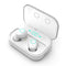 Wireless Stereo Bluetooth Headset with Charging Case and Digital Display - M7 Tws V5.0 - White