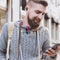 Wireless Stereo Bluetooth Headset with Charging Case and Digital Display - M7 Tws V5.0 - White