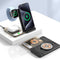 15W 5 In 1 Foldable Magnetic Wireless Charger With Night Light - White