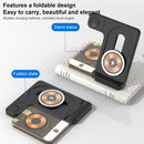 15W 5 In 1 Foldable Magnetic Wireless Charger With Night Light - White