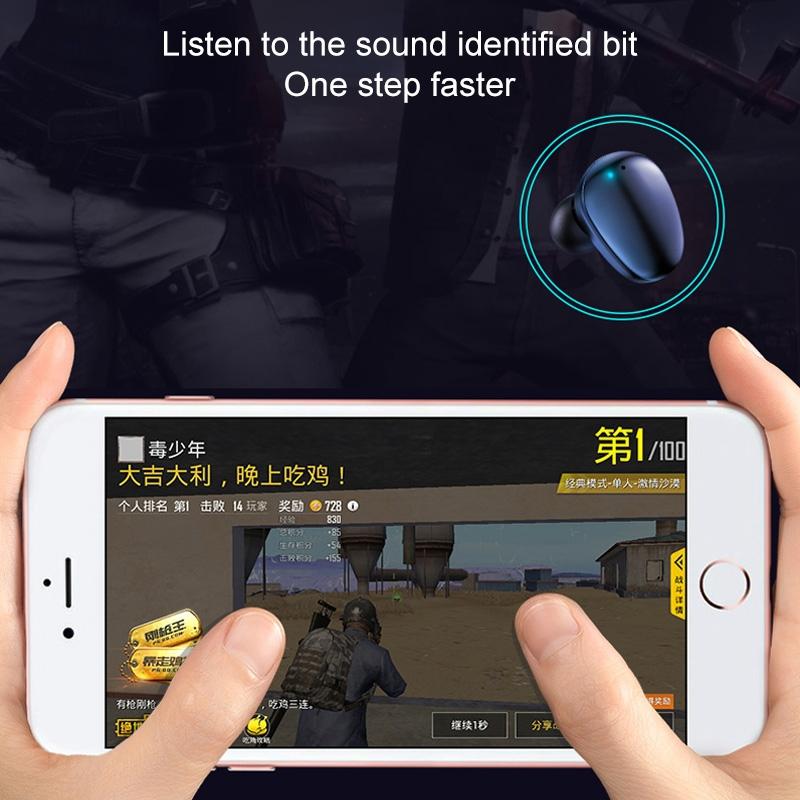 Wireless Stereo Bluetooth Headset with Charging Case and Digital Display - X7 Tws V5.0 - White